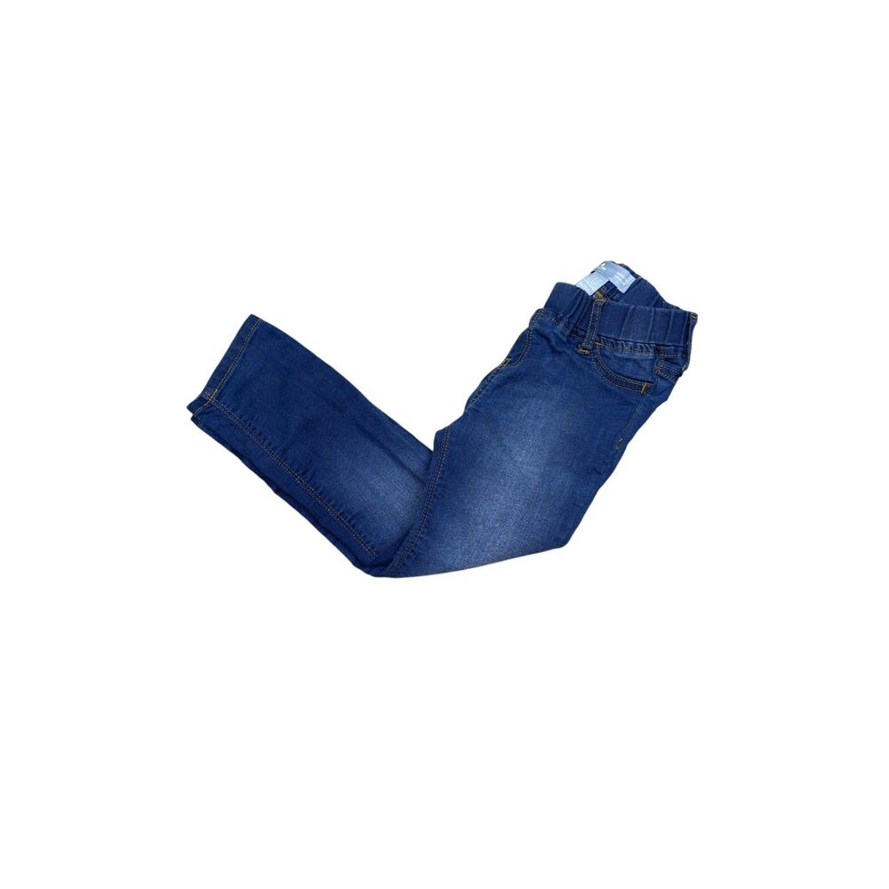 Baby Gap Girls Skinny Fit Jeans 4 Years Blue Pull On Stretch Denim Pants EUC